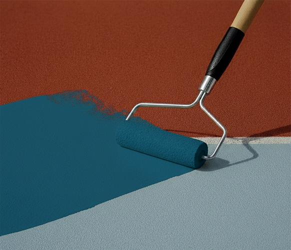 Borracha Líquida Piso Azul